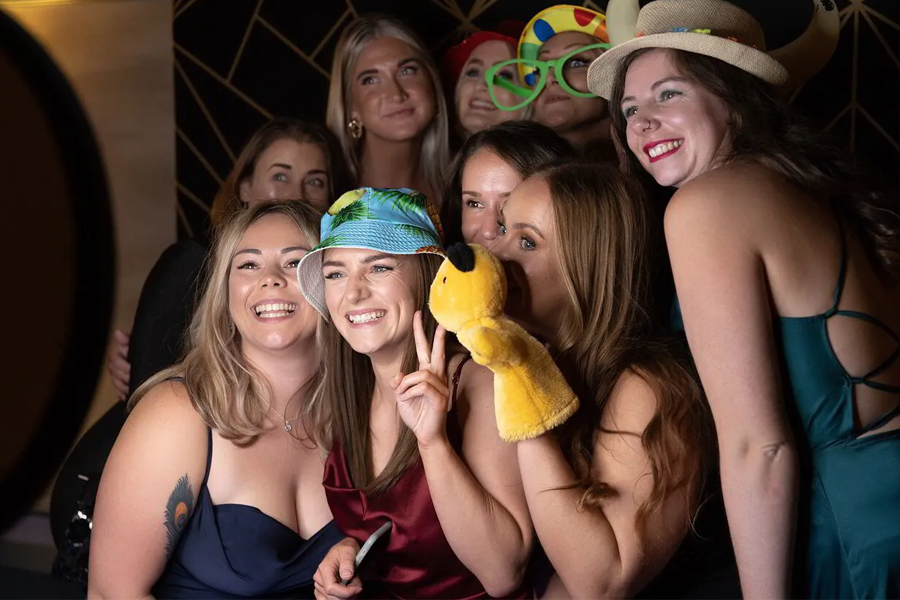 Purple wedding props